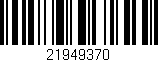 Código de barras (EAN, GTIN, SKU, ISBN): '21949370'