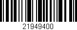 Código de barras (EAN, GTIN, SKU, ISBN): '21949400'