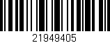 Código de barras (EAN, GTIN, SKU, ISBN): '21949405'