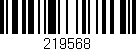 Código de barras (EAN, GTIN, SKU, ISBN): '219568'