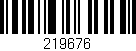 Código de barras (EAN, GTIN, SKU, ISBN): '219676'