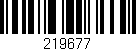 Código de barras (EAN, GTIN, SKU, ISBN): '219677'