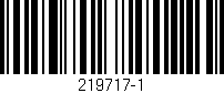 Código de barras (EAN, GTIN, SKU, ISBN): '219717-1'