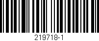 Código de barras (EAN, GTIN, SKU, ISBN): '219718-1'