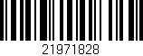 Código de barras (EAN, GTIN, SKU, ISBN): '21971828'