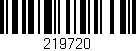 Código de barras (EAN, GTIN, SKU, ISBN): '219720'