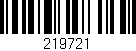 Código de barras (EAN, GTIN, SKU, ISBN): '219721'