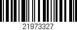 Código de barras (EAN, GTIN, SKU, ISBN): '21973327'