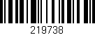 Código de barras (EAN, GTIN, SKU, ISBN): '219738'