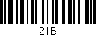 Código de barras (EAN, GTIN, SKU, ISBN): '21B'