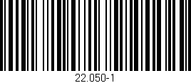 Código de barras (EAN, GTIN, SKU, ISBN): '22.050-1'