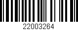 Código de barras (EAN, GTIN, SKU, ISBN): '22003264'