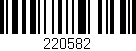 Código de barras (EAN, GTIN, SKU, ISBN): '220582'