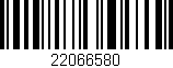 Código de barras (EAN, GTIN, SKU, ISBN): '22066580'
