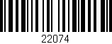 Código de barras (EAN, GTIN, SKU, ISBN): '22074'