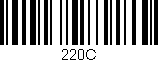 Código de barras (EAN, GTIN, SKU, ISBN): '220C'