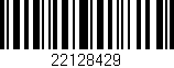 Código de barras (EAN, GTIN, SKU, ISBN): '22128429'
