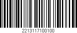 Código de barras (EAN, GTIN, SKU, ISBN): '2213117100100'