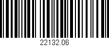 Código de barras (EAN, GTIN, SKU, ISBN): '22132.06'