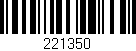 Código de barras (EAN, GTIN, SKU, ISBN): '221350'