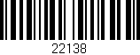 Código de barras (EAN, GTIN, SKU, ISBN): '22138'