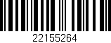 Código de barras (EAN, GTIN, SKU, ISBN): '22155264'