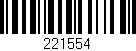 Código de barras (EAN, GTIN, SKU, ISBN): '221554'