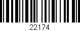 Código de barras (EAN, GTIN, SKU, ISBN): '22174'