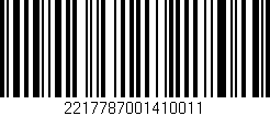 Código de barras (EAN, GTIN, SKU, ISBN): '2217787001410011'