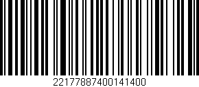 Código de barras (EAN, GTIN, SKU, ISBN): '22177887400141400'