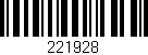 Código de barras (EAN, GTIN, SKU, ISBN): '221928'