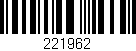 Código de barras (EAN, GTIN, SKU, ISBN): '221962'