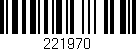 Código de barras (EAN, GTIN, SKU, ISBN): '221970'