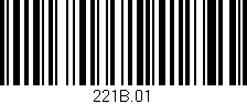 Código de barras (EAN, GTIN, SKU, ISBN): '221B.01'
