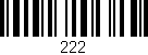 Código de barras (EAN, GTIN, SKU, ISBN): '222'