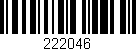 Código de barras (EAN, GTIN, SKU, ISBN): '222046'