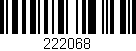 Código de barras (EAN, GTIN, SKU, ISBN): '222068'