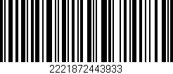 Código de barras (EAN, GTIN, SKU, ISBN): '2221872443933'