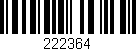 Código de barras (EAN, GTIN, SKU, ISBN): '222364'