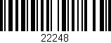 Código de barras (EAN, GTIN, SKU, ISBN): '22248'