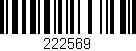 Código de barras (EAN, GTIN, SKU, ISBN): '222569'
