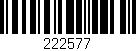 Código de barras (EAN, GTIN, SKU, ISBN): '222577'