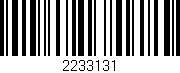 Código de barras (EAN, GTIN, SKU, ISBN): '2233131'
