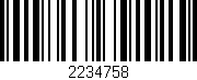 Código de barras (EAN, GTIN, SKU, ISBN): '2234758'
