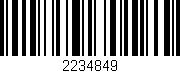 Código de barras (EAN, GTIN, SKU, ISBN): '2234849'