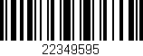 Código de barras (EAN, GTIN, SKU, ISBN): '22349595'