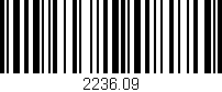 Código de barras (EAN, GTIN, SKU, ISBN): '2236.09'