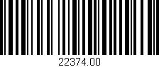 Código de barras (EAN, GTIN, SKU, ISBN): '22374.00'