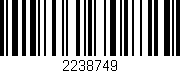 Código de barras (EAN, GTIN, SKU, ISBN): '2238749'