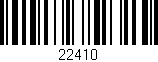 Código de barras (EAN, GTIN, SKU, ISBN): '22410'